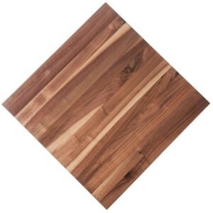 wood walnut restaurant tabletop.