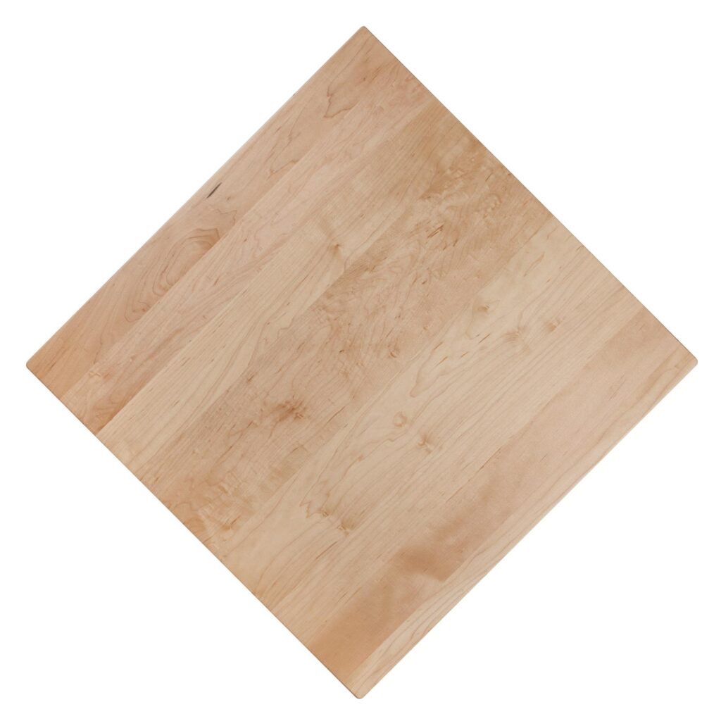 wood maple restaurant tabletop.
