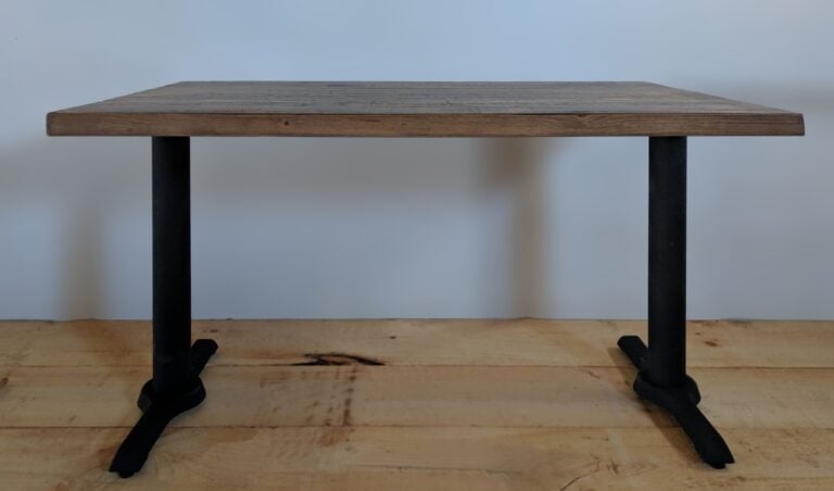 ADA Compliant Restaurant Table Bases — butcher block | TimeWorn Wood