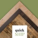 Quick-ship restaurant table options.
