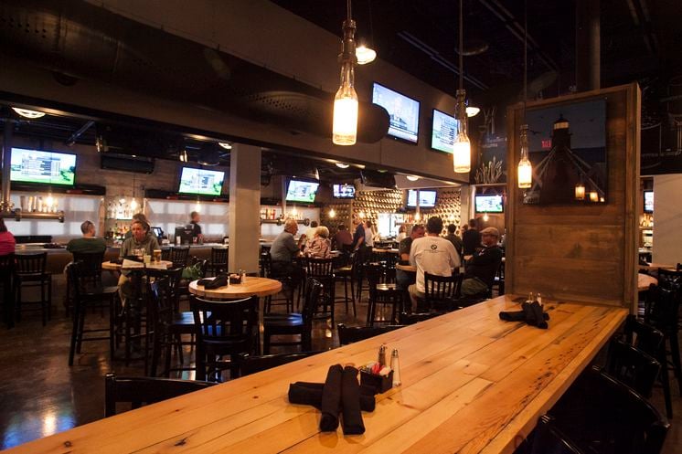 Sea Dog Brewery Restaurant Table Tops | TimeWorn Wood