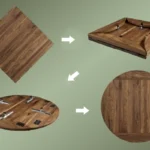 Drop Leaf Tables Top by Timeworn