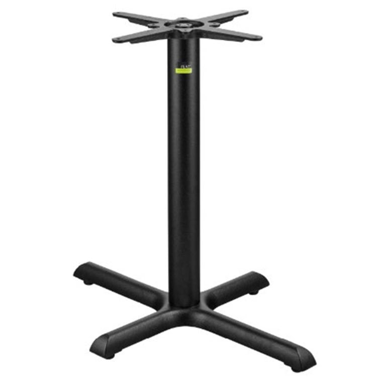 Flat Tech Dining Height Table Base for Table Tops By Timeworn