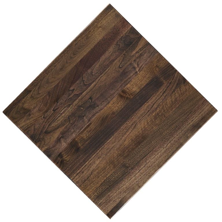 Original color walnut restaurant table tops.