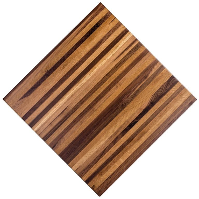 Butcher block nutty oak restaurant tables (BBNO).