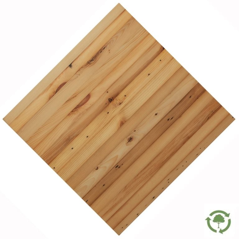 Standard plank pine in original color, studio view.